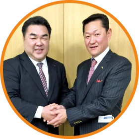 林健児の活動写真:愛知県議会議員 石塚吾歩路氏と